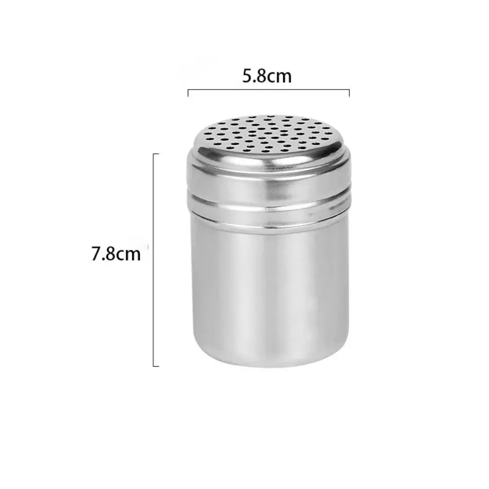 Stainless Steel Rotating Seasoning Jar Spice Pepper Shaker