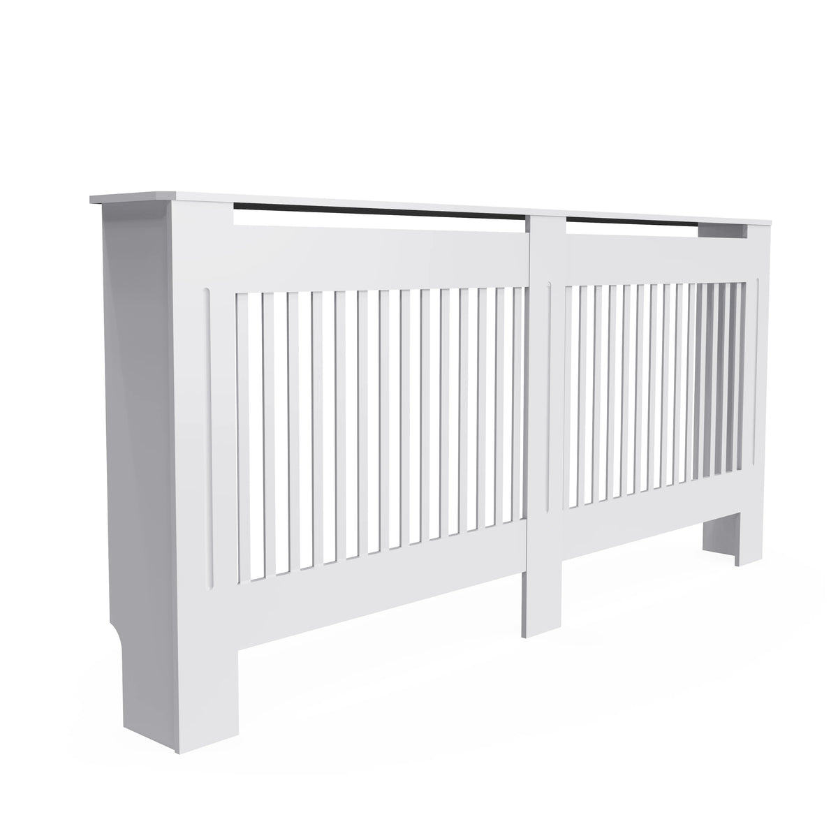 Modern Wooden Radiator Cover Cabinet With Decorative Grill Shelf
