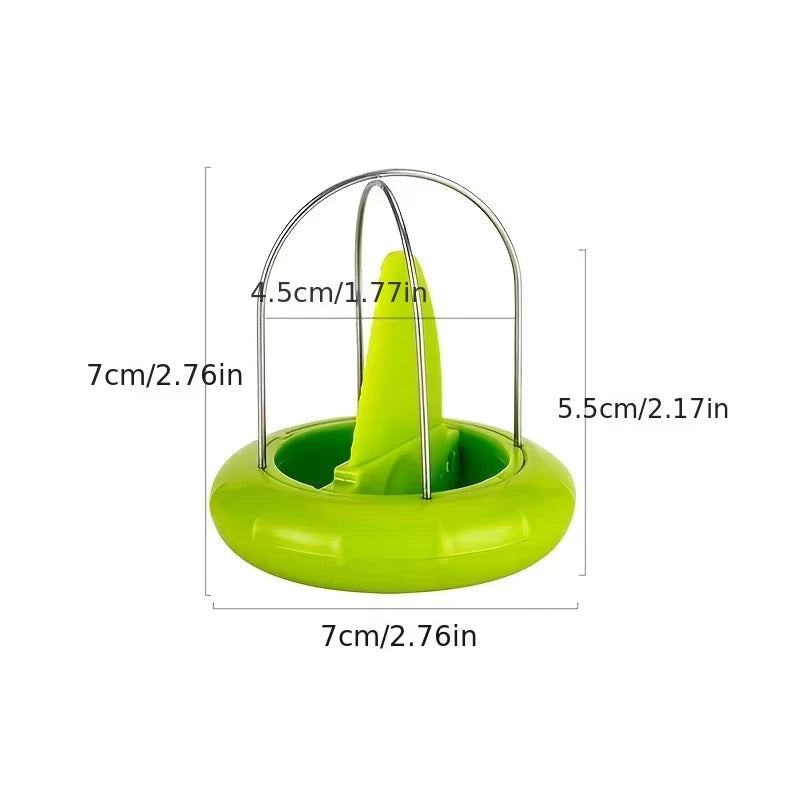 Stainless Steel Kiwi Peeler Cutter Slicer Kitchen Preparation Tool