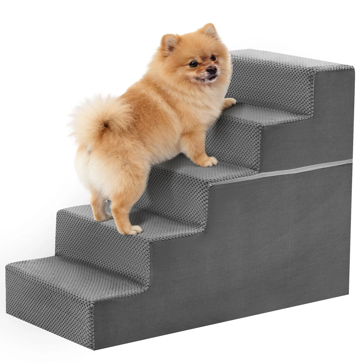Right Angled Foam Dog Stair Ramp Non Slip Indoor Steps
