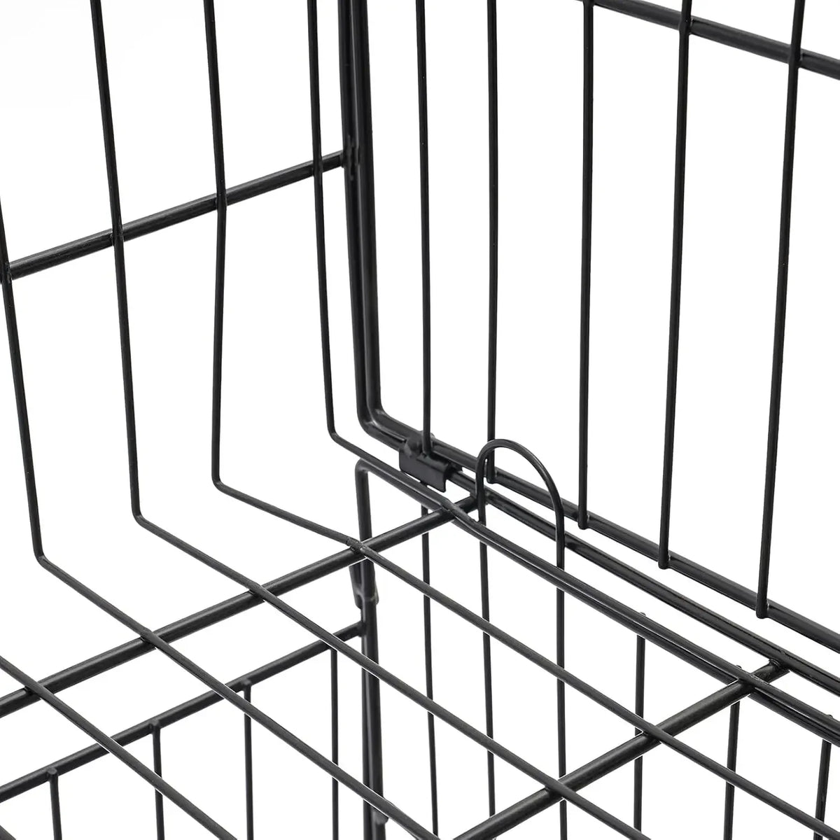 Five Tier Metal Wire Storage Rack For Grocery Food Organization