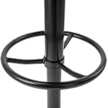 HURACAN Swivel Adjustable Bar Stools With Armrests And Footrests