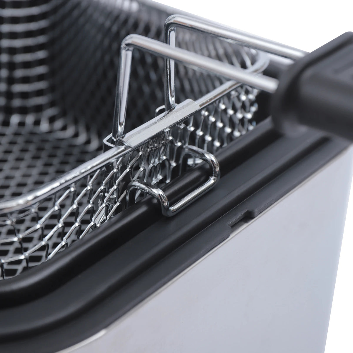 1000W Electric Deep Fryer With Adjustable Temperature And Frying Basket