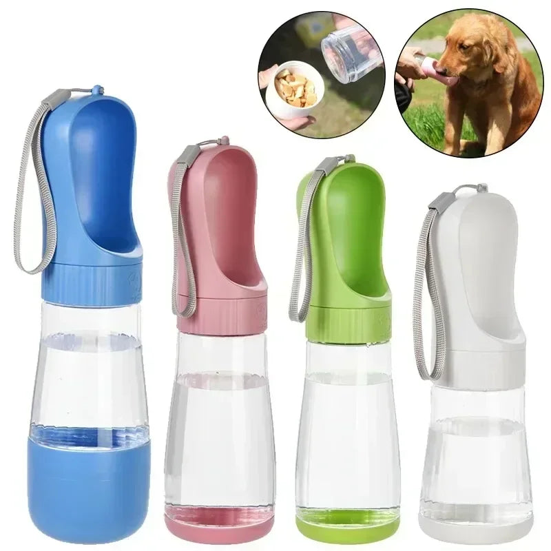 Portable Travel Pet Water And Food Dispenser Bottle For Dogs