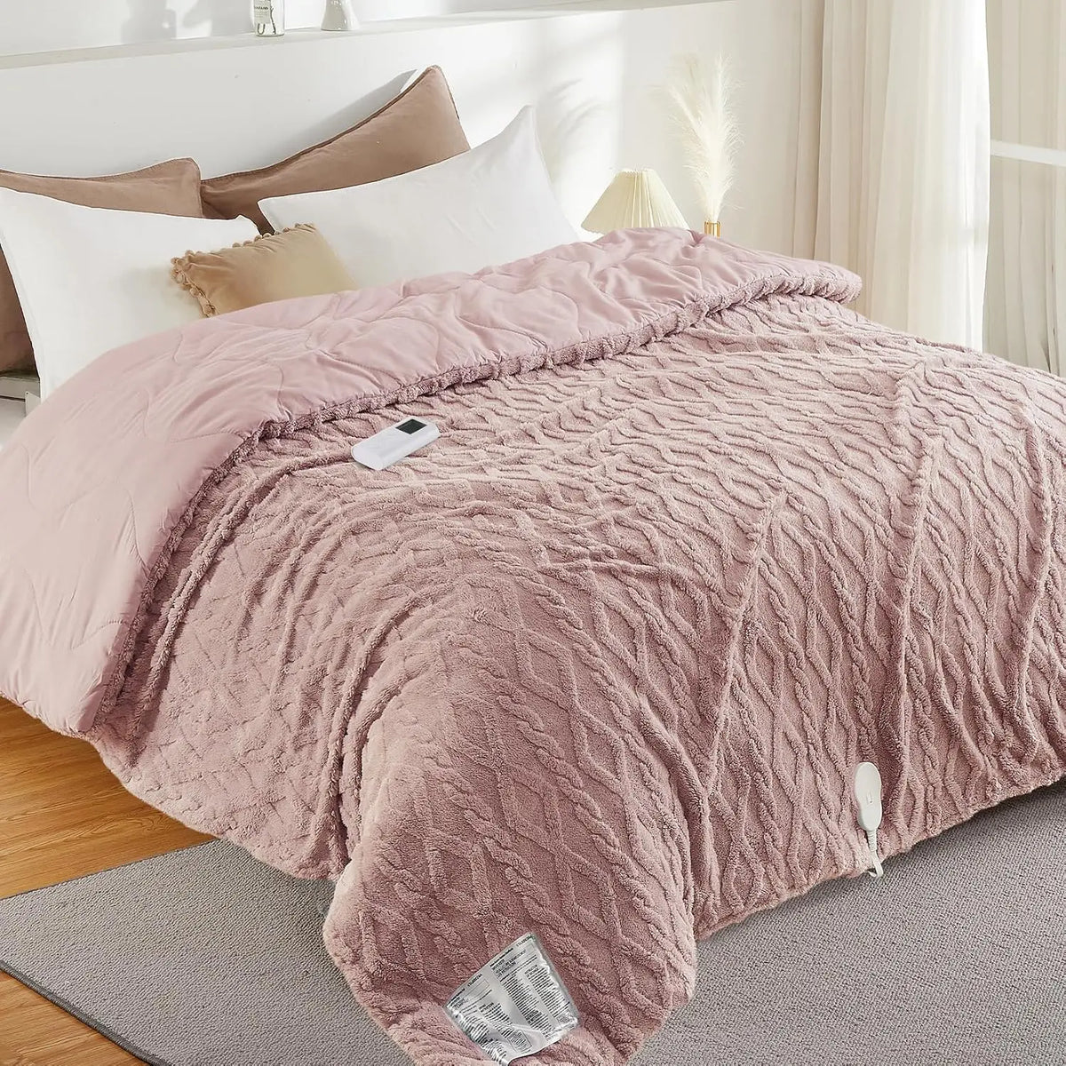 Twister CK Electric Heated Comforter With Dual Controller For Cozy Warmth