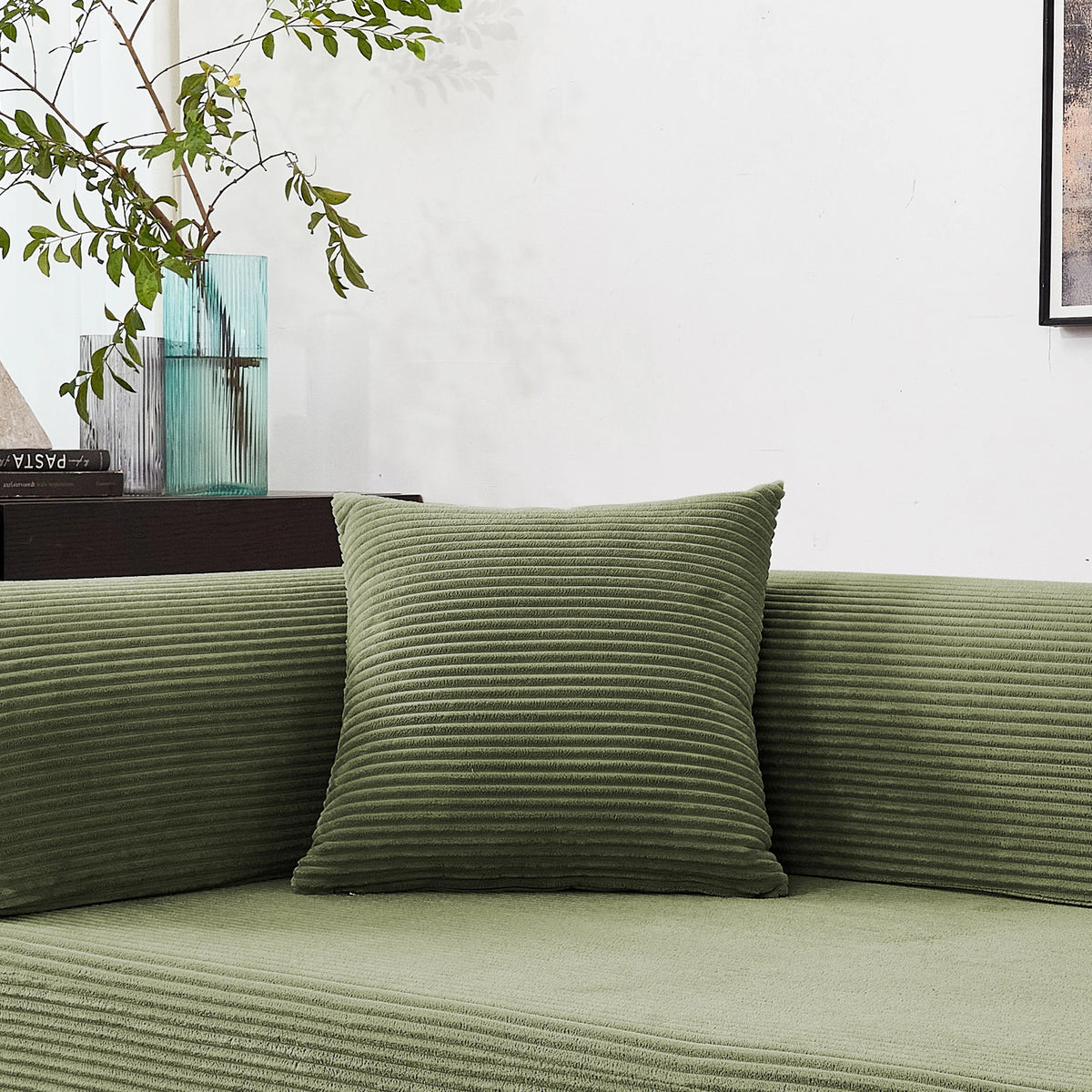 Modern Foldable Convertible Futon Sleeper Sofa With L Shaped Armrests