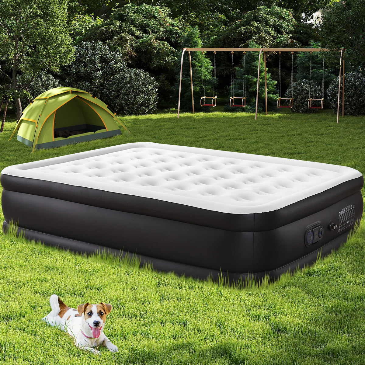 MCQ Inflatable Air Mattress With Built In Pump For Camping