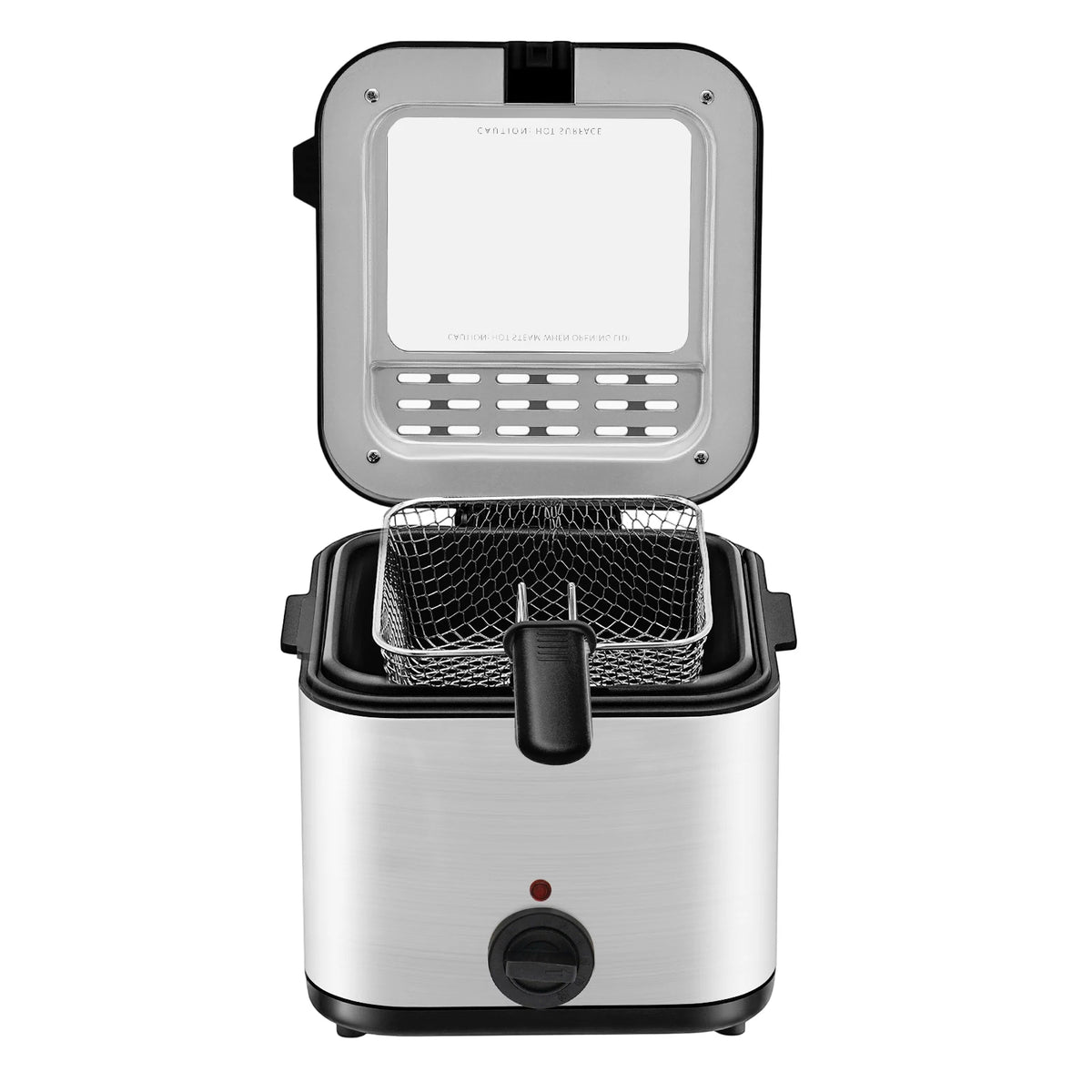 1000W Electric Deep Fryer With Adjustable Temperature And Frying Basket