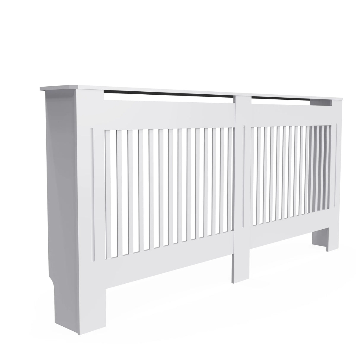 Modern Wooden Radiator Cover Cabinet With Decorative Grill Shelf