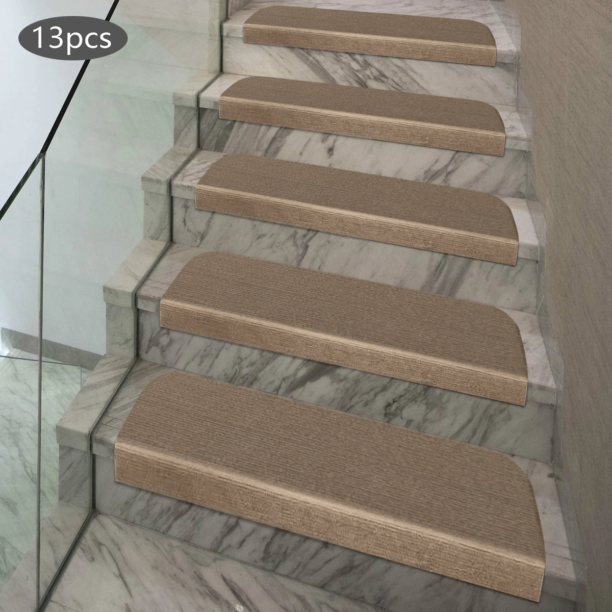 Bymaocar Non Slip Carpet Stair Treads for Safe Home Steps