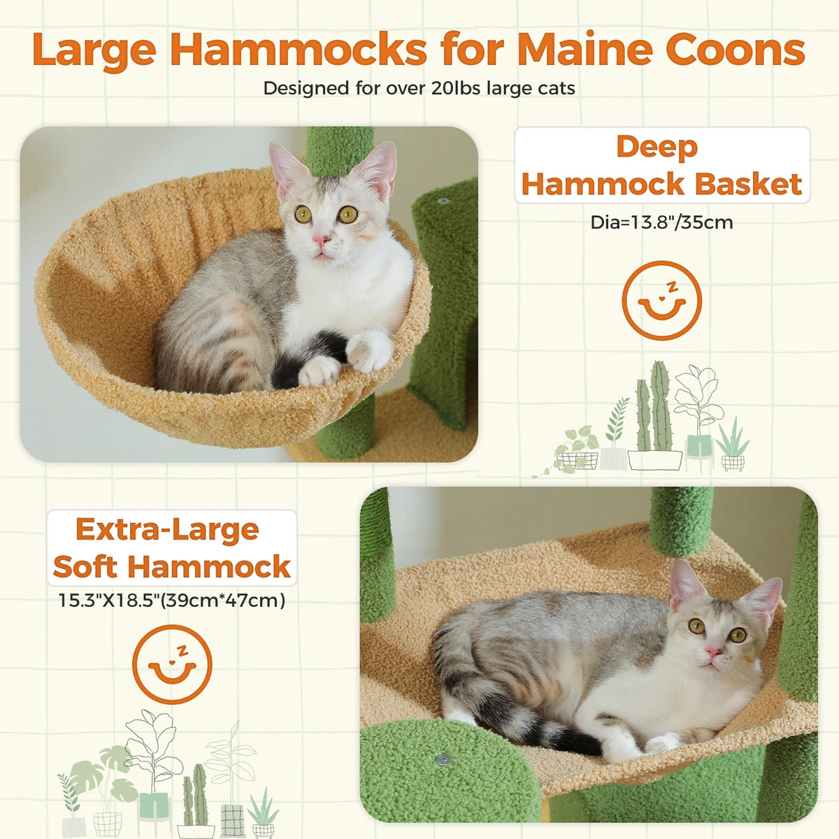 Tall Cat Tree for Indoor Cats Big Cat Tower with Super Large Hammock Cat Climbing Tree with Scratching Posts Condo House Black
