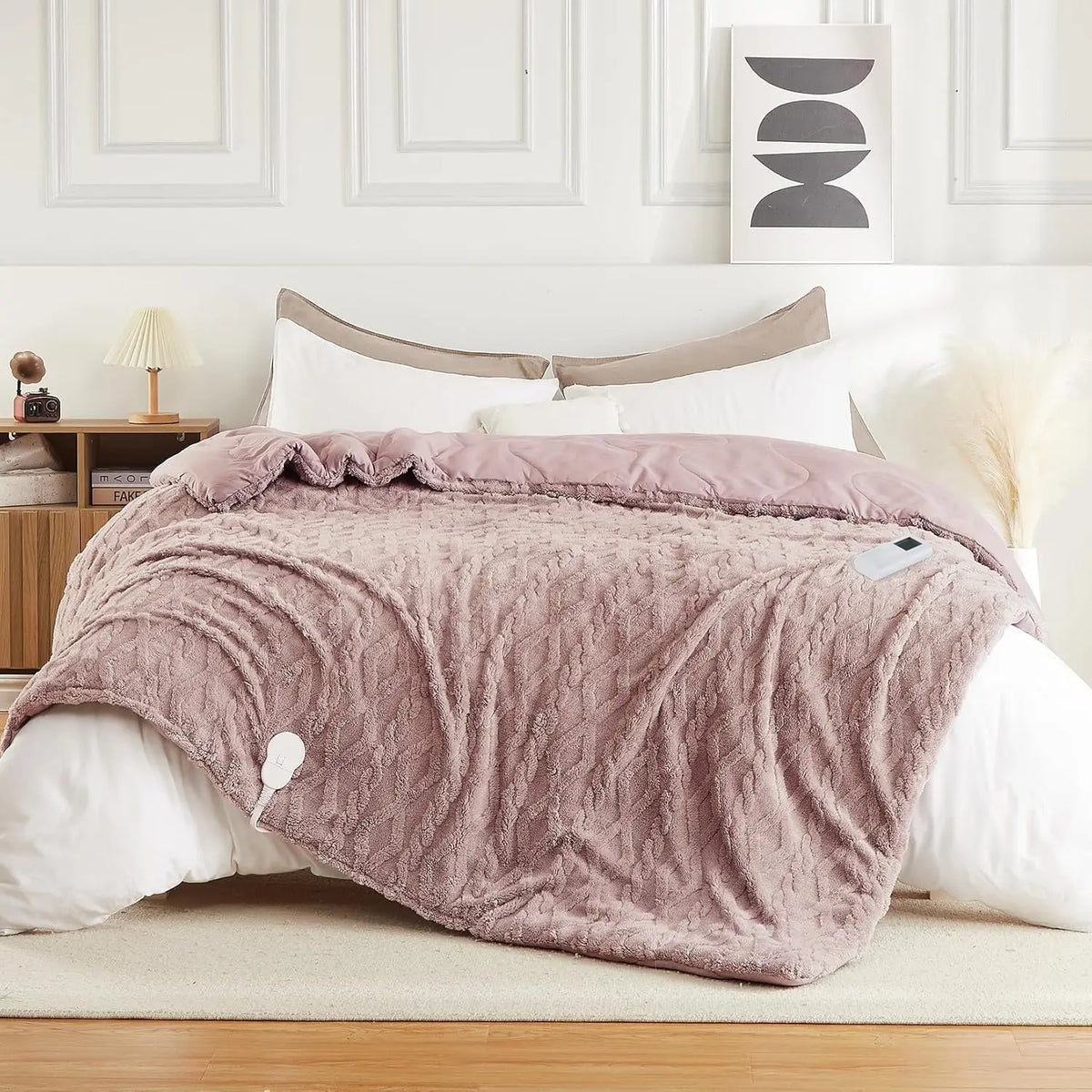 Twister CK Electric Heated Comforter With Dual Controller For Cozy Warmth