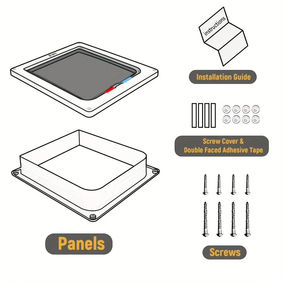 Four Way Locking Pet Doors For Cats And Small Dogs