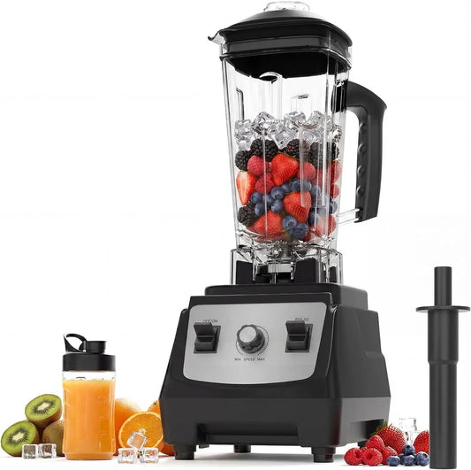 Tacleekii Commercial Blender With 9 Speed Pulse And Ice Crushing