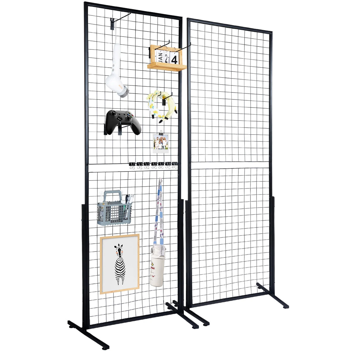 SucceBuy Double Sided Gridwall Display Rack With Hooks