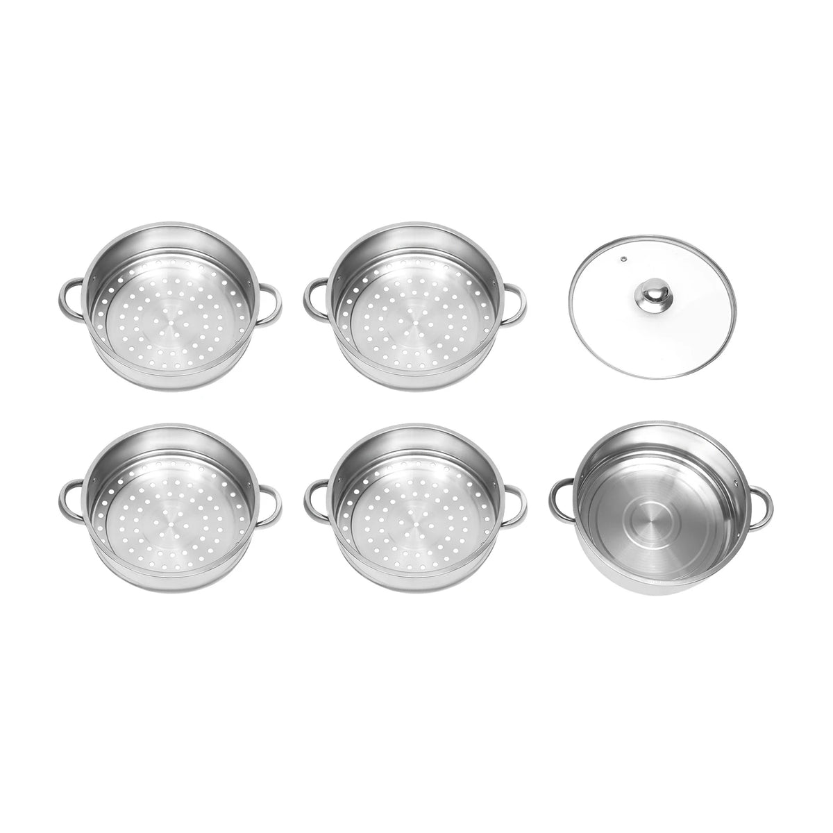 Five Layer Stainless Steel Multifunctional Kitchen Steamer for Cooking