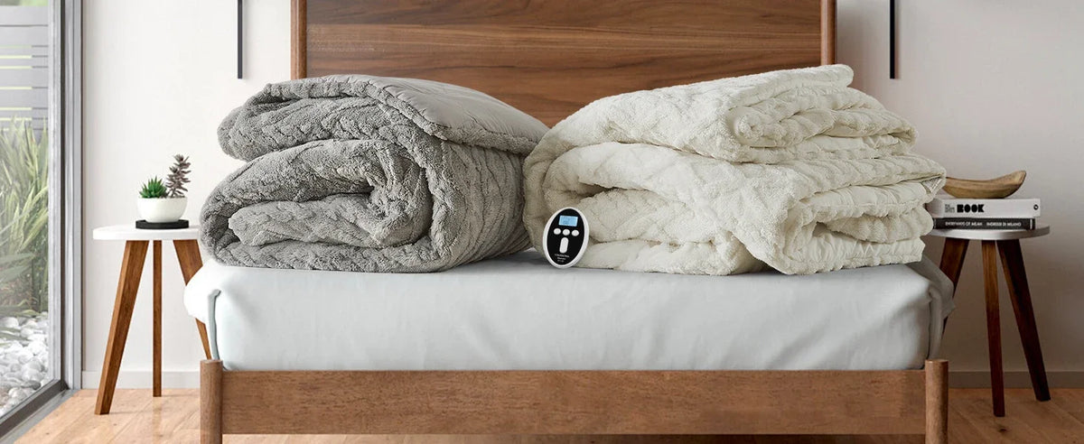 Twister CK Electric Heated Comforter With Dual Controller For Cozy Warmth