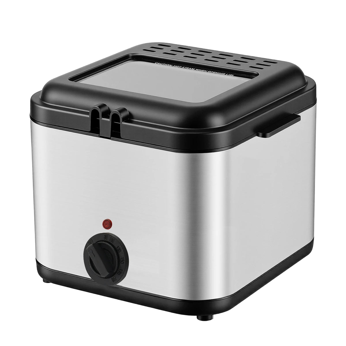 1000W Electric Deep Fryer With Adjustable Temperature And Frying Basket