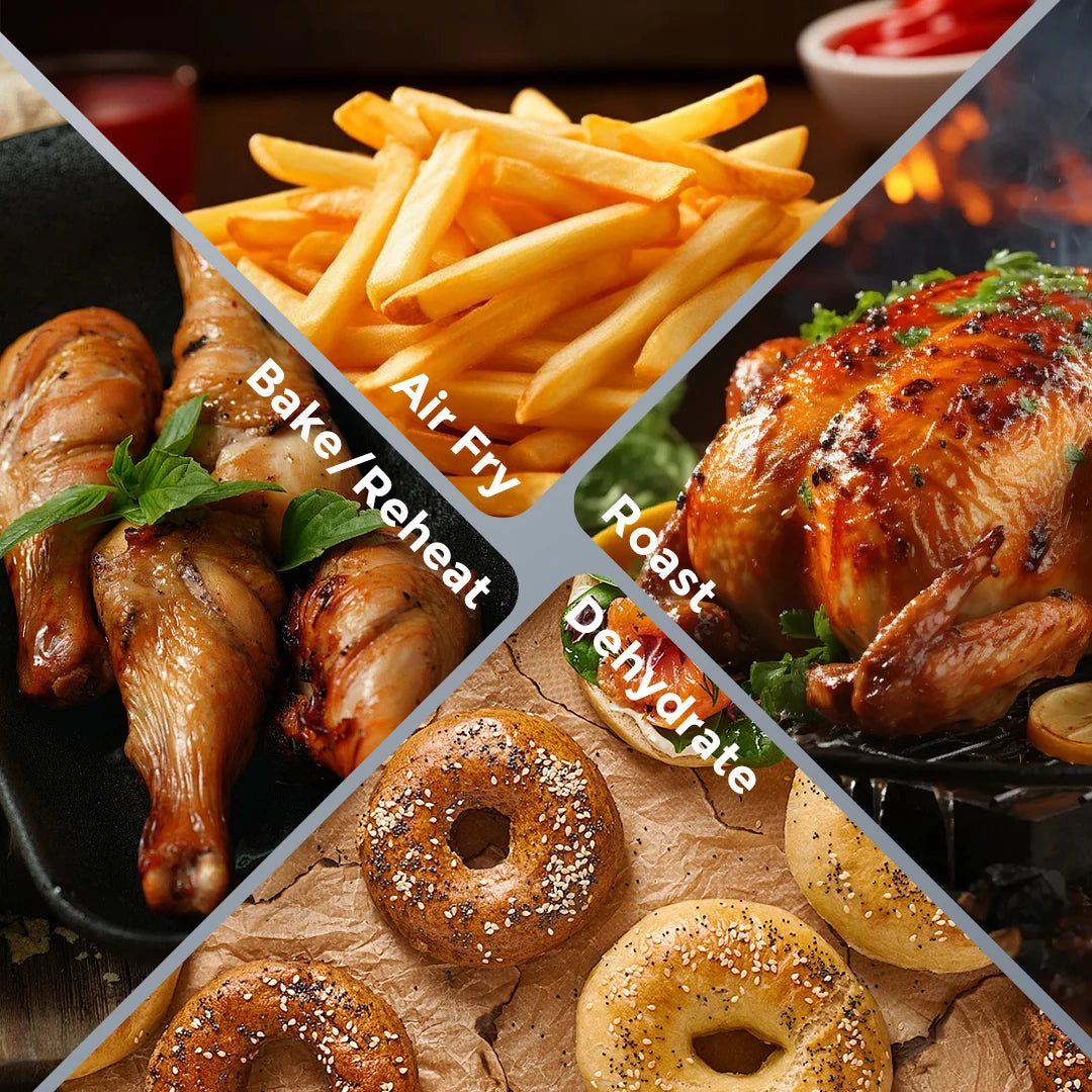 Sejoy 8 In 1 Air Fryer With Ceramic Coating Technology