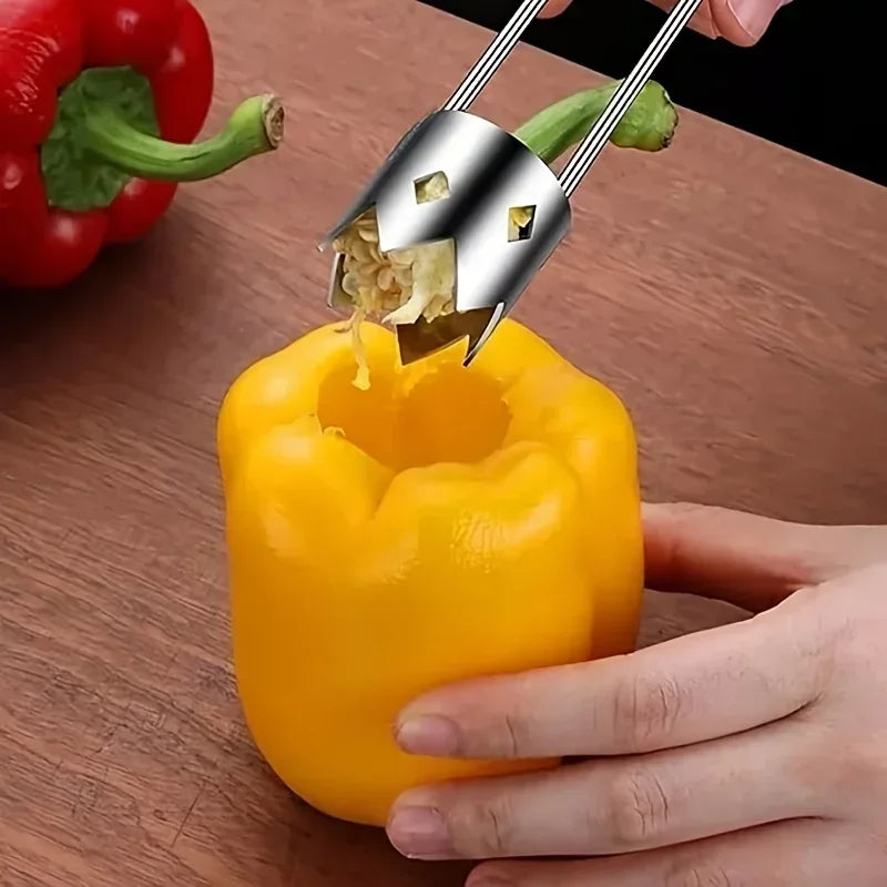 Stainless Steel Fruit and Vegetable Corer Kitchen Tool