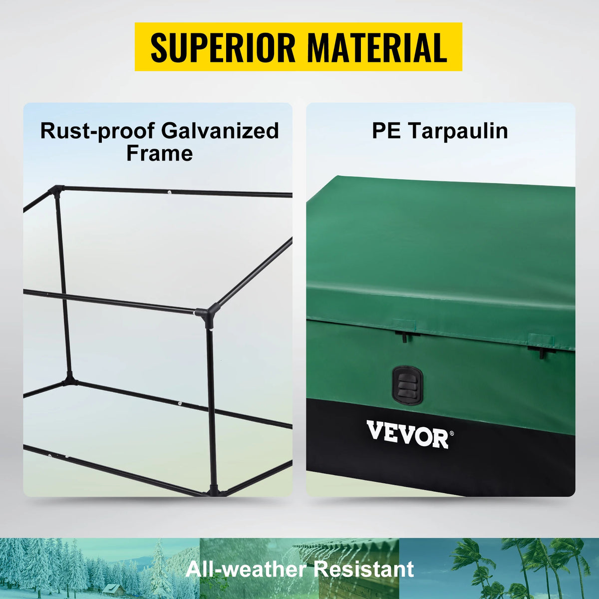 SucceBuy Waterproof Outdoor Storage Box For Patio And Garden
