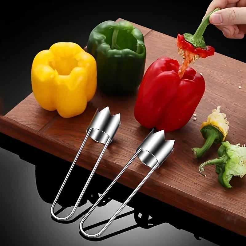 Stainless Steel Fruit and Vegetable Corer Kitchen Tool