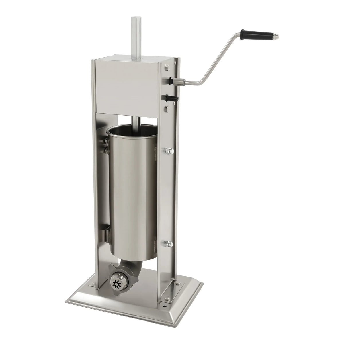 Commercial Churros Maker 5L Stainless Steel Manual Spanish Churros Donuts Making Machine Vertical Churro Machine with 4 Nozzles