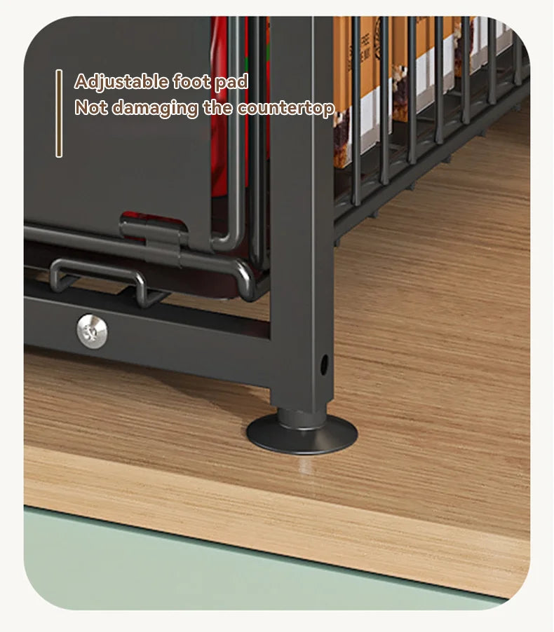 AEHOME 2 Tier Slide Out Cabinet Organizer Heavy Duty Storage Shelf