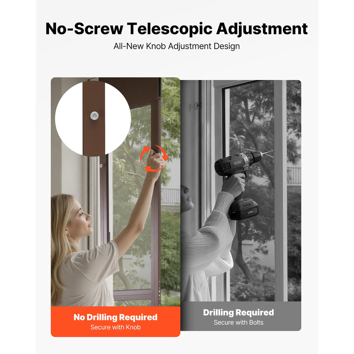 SucceBuy Sliding Glass Door Pet Door With Secure Locking Hinges