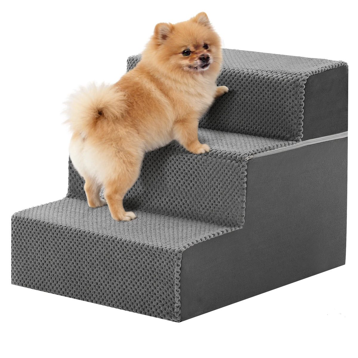 Right Angled Foam Dog Stair Ramp Non Slip Indoor Steps