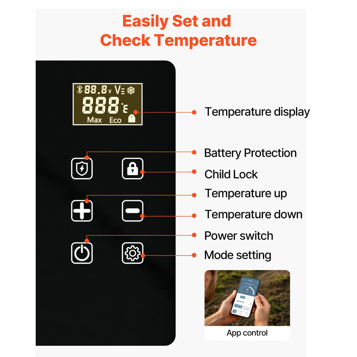 Succebuy Portable Compressor Refrigerator Freezer For Cars And Travel