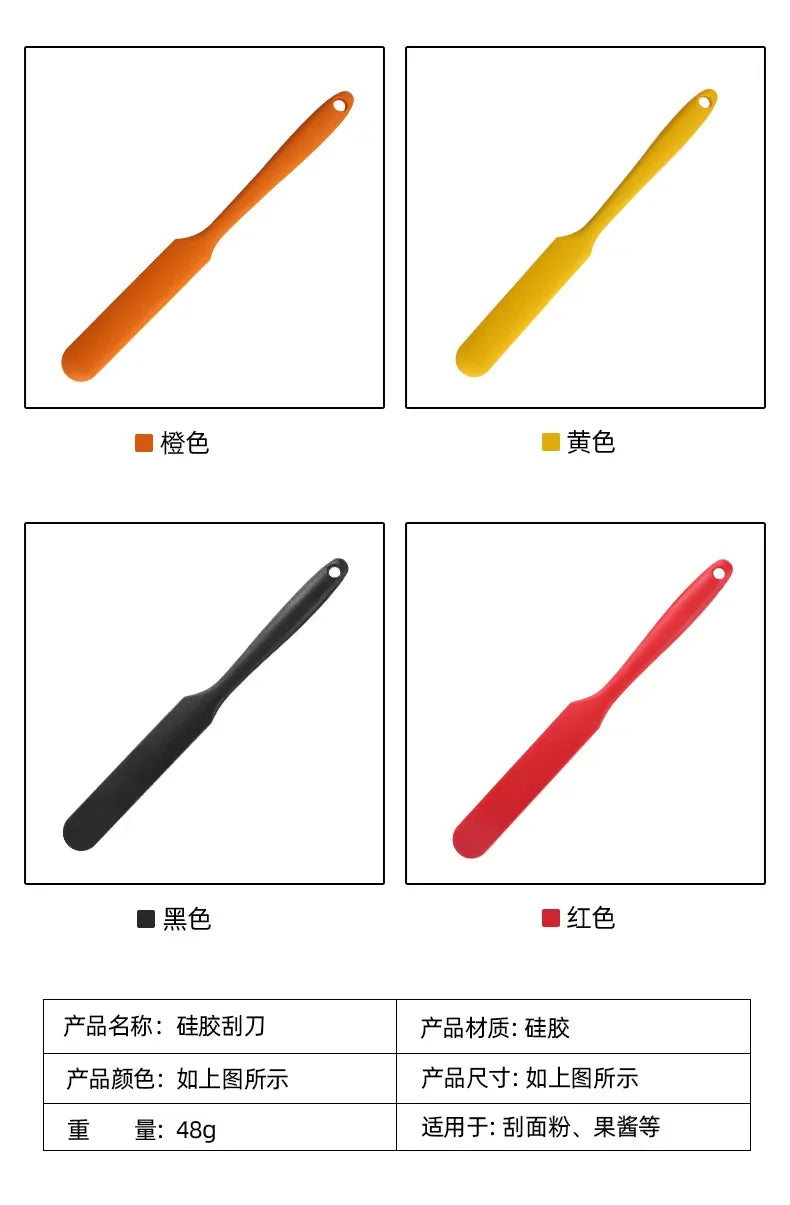Silicone Food Scraper Spatula For Baking And Pastry Kitchen Use