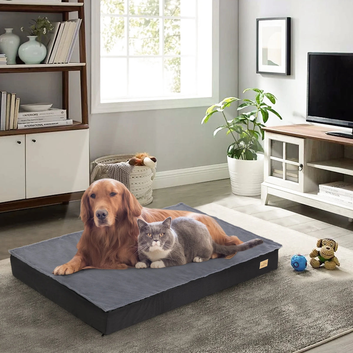 Bingopaw Orthopedic Washable Dog Bed With Waterproof Lining