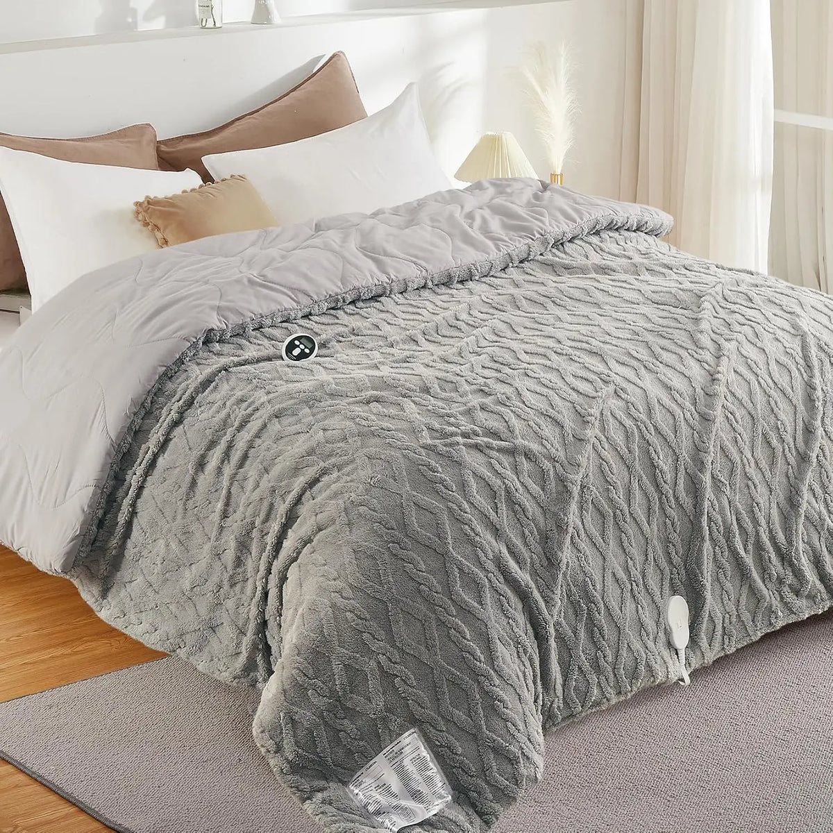 Twister CK Electric Heated Comforter With Dual Controller For Cozy Warmth