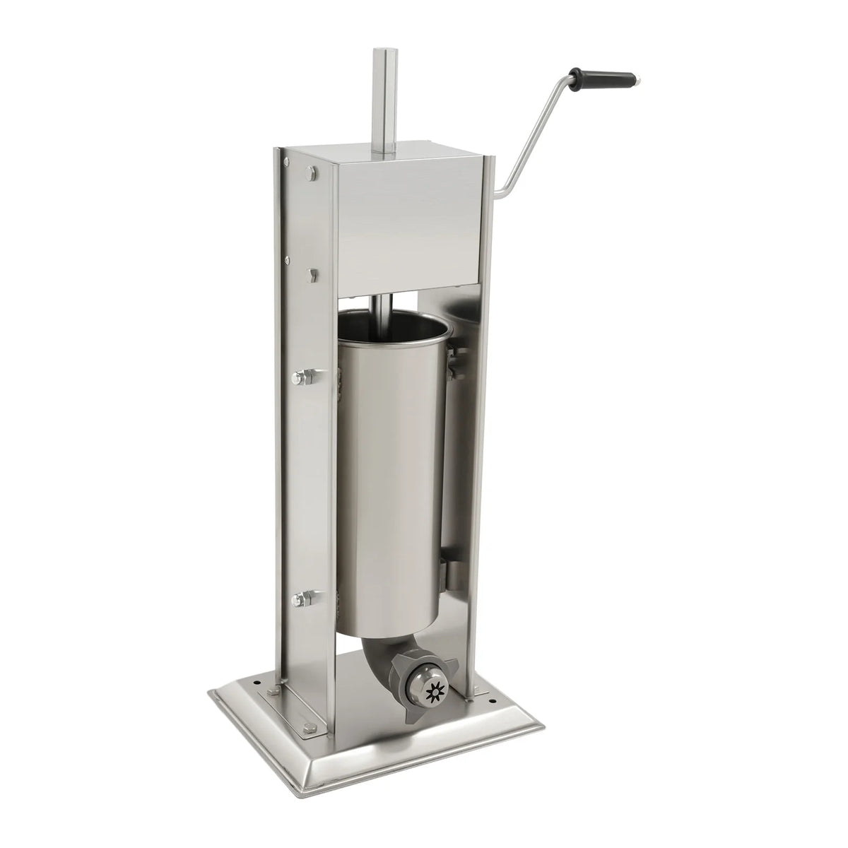 Commercial Churros Maker 5L Stainless Steel Manual Spanish Churros Donuts Making Machine Vertical Churro Machine with 4 Nozzles