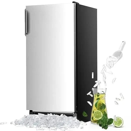 Drainless Under Counter Crescent Ice Maker With Storage Bin