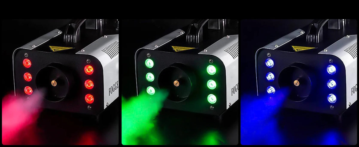 Rudderstar RGB LED Smoke Machine With Remote Control For Events