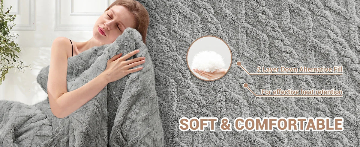 Twister CK Electric Heated Comforter With Dual Controller For Cozy Warmth