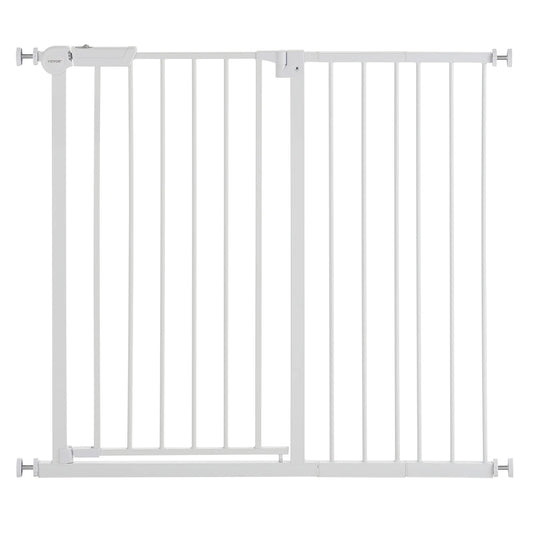 SucceBuy Secure Pressure Mount Walk Through Baby And Dog Gate
