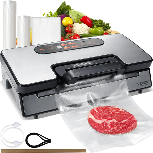 SucceBuy Vacuum Sealer Machine For Food Packaging And Kitchen Use
