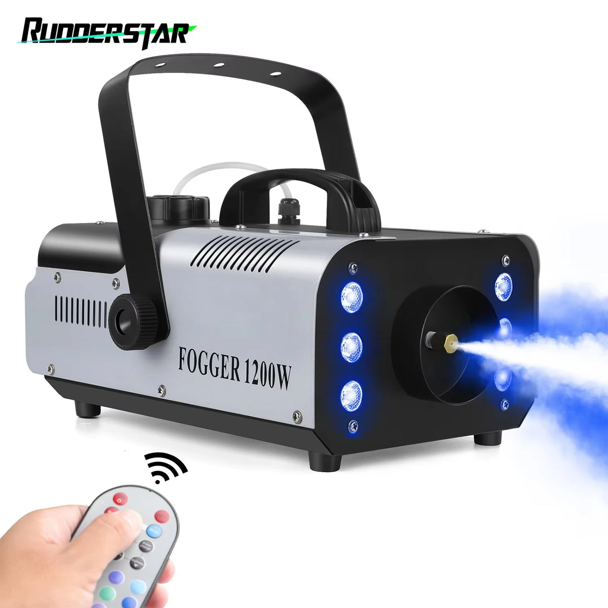 Rudderstar RGB LED Smoke Machine With Remote Control For Events