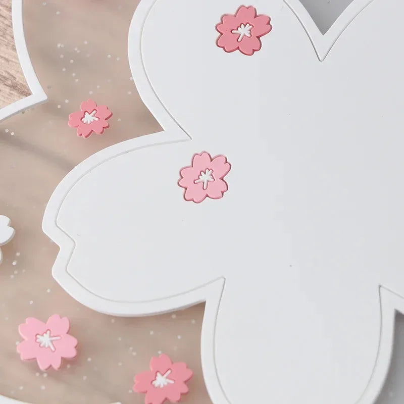 Cherry Blossom Silicone Heat Resistant Non Slip Dining Table Mat