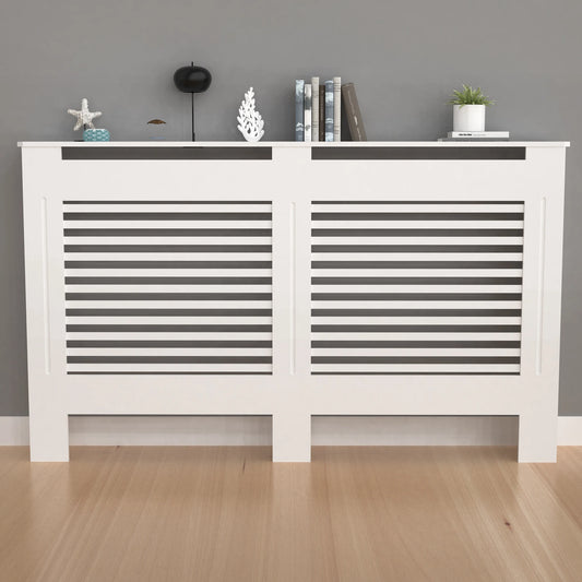 Modern Wooden Radiator Cover Cabinet With Decorative Grill Shelf