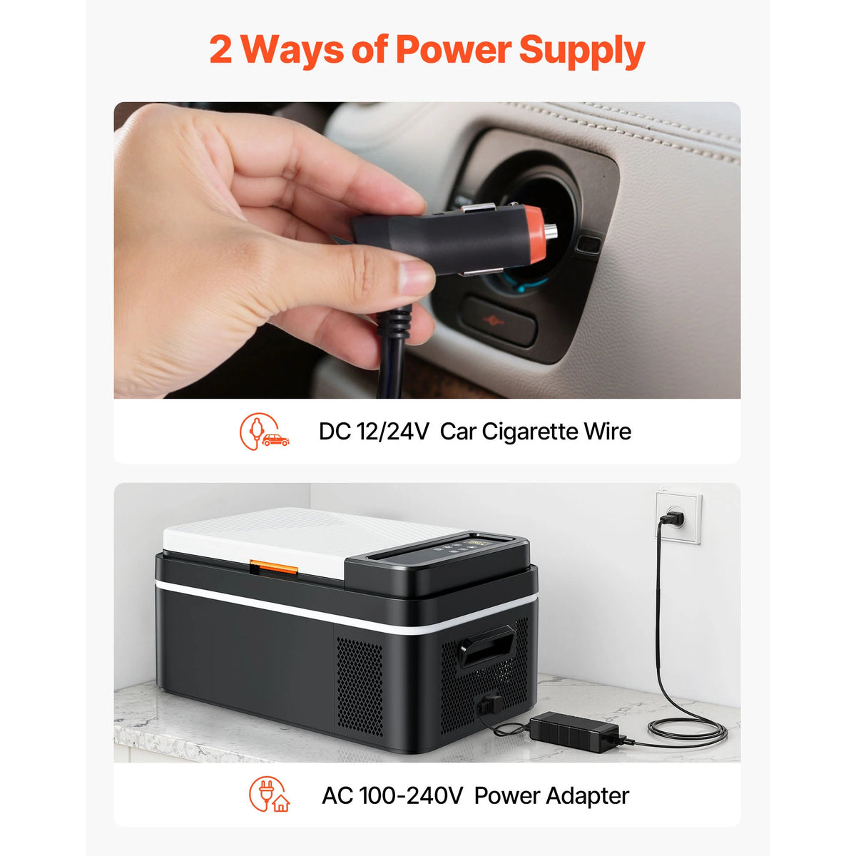 Succebuy Portable Compressor Refrigerator Freezer For Cars And Travel