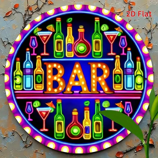 Vintage Retro Metal Wall Sign For Kitchen Cafe Bar Decor