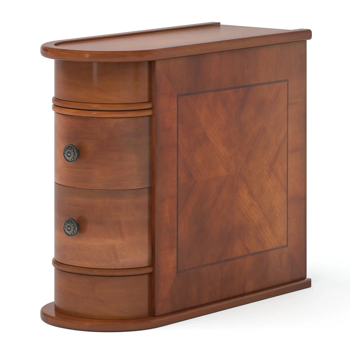 Tribesigns Modern Wooden End Table With Drawer For Sofa