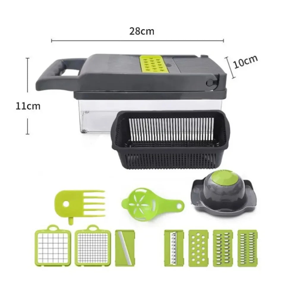 AEDG Multifunctional Vegetable Chopper Slicer Dicer Grater Kitchen Tool Set
