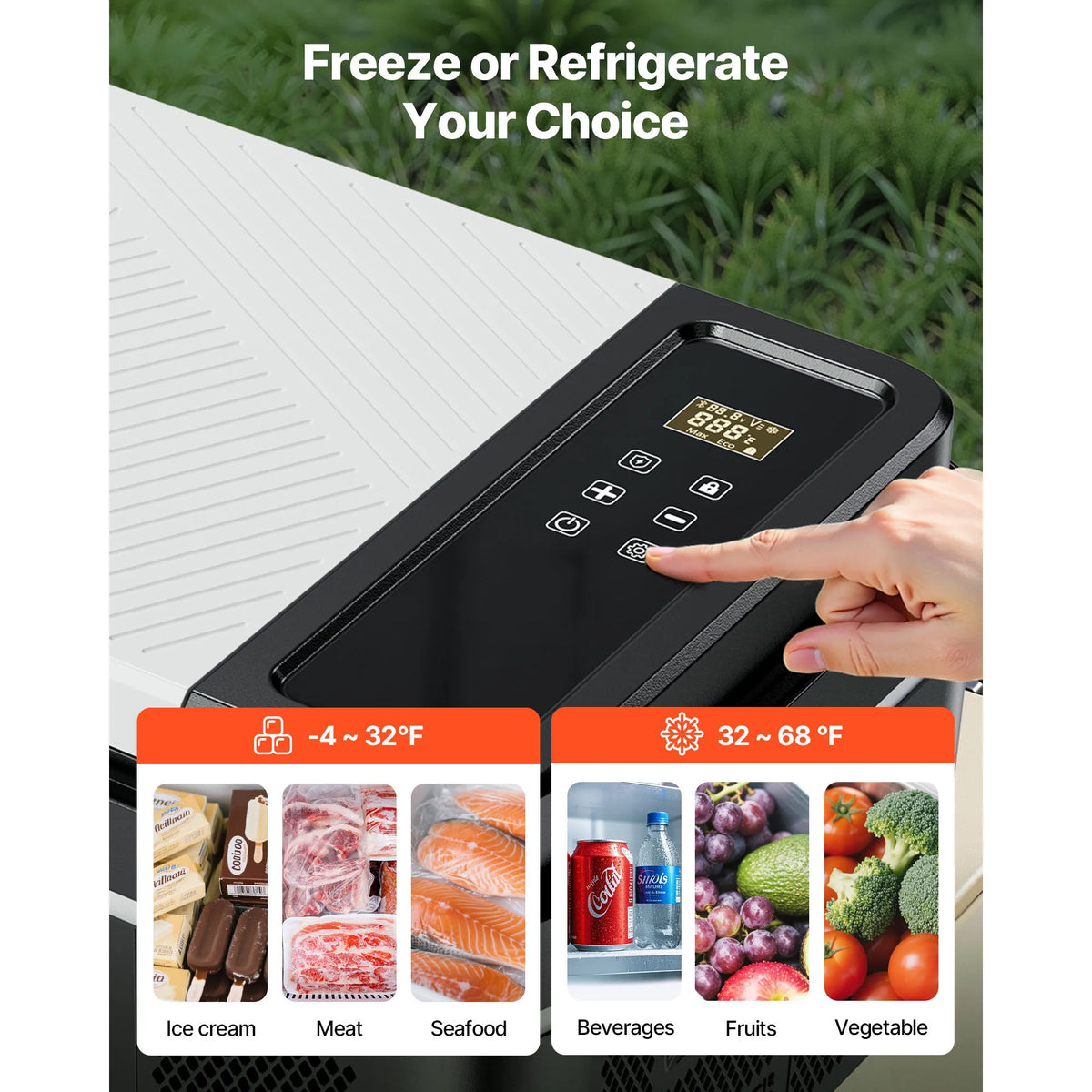 Succebuy Portable Compressor Refrigerator Freezer For Cars And Travel