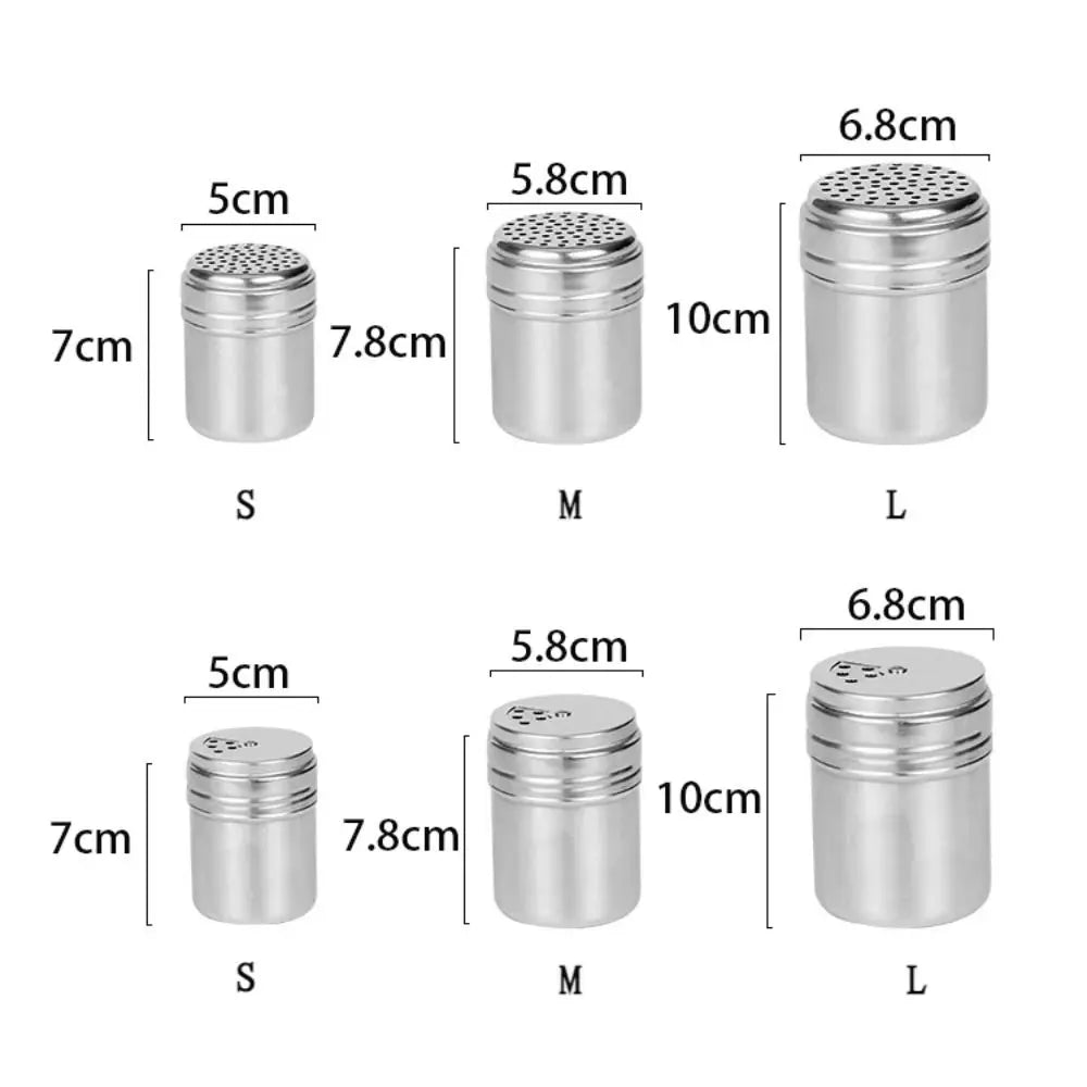 Stainless Steel Rotating Seasoning Jar Spice Pepper Shaker