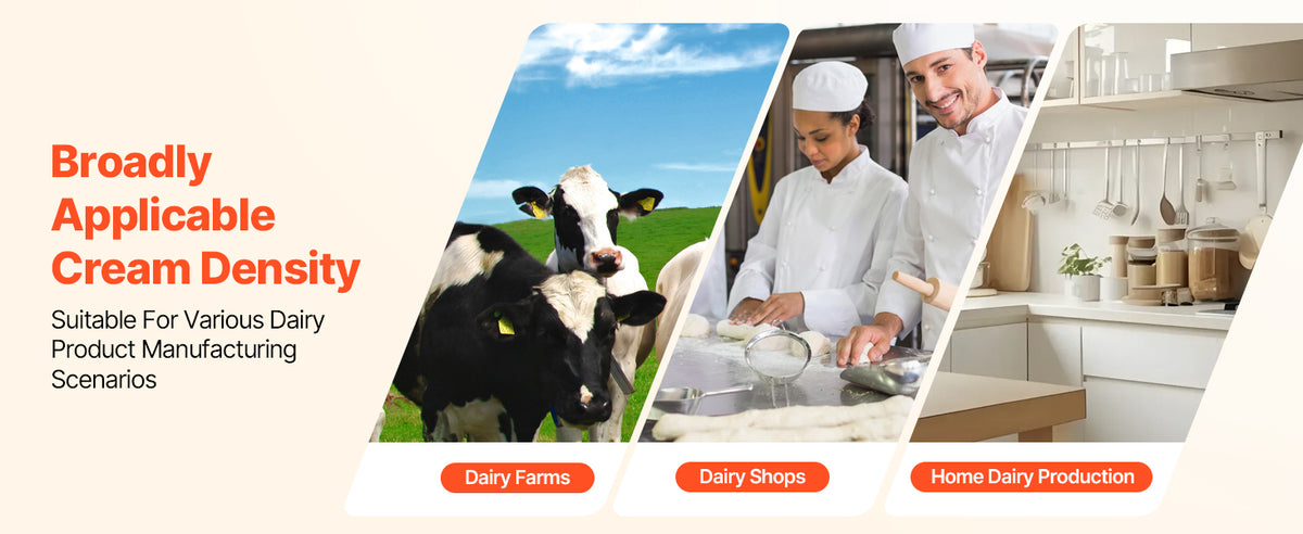 SucceBuy Electric Milk Cream Separator Machine Stainless Steel